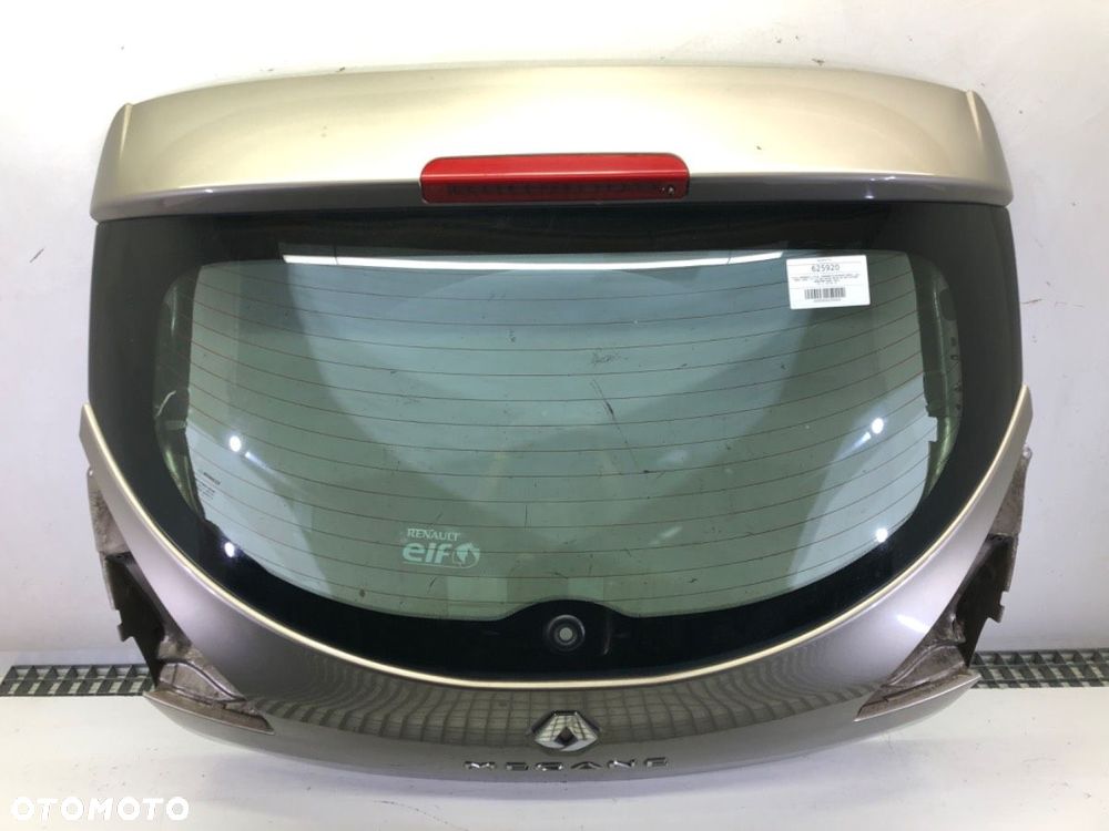 KLAPA TYŁ  RENAULT MEGANE III liftback (BZ0/1_, B3_) 2008 - 2022 1.6 16V (BZ1B, BZ1H) 81 kW [110 - 3