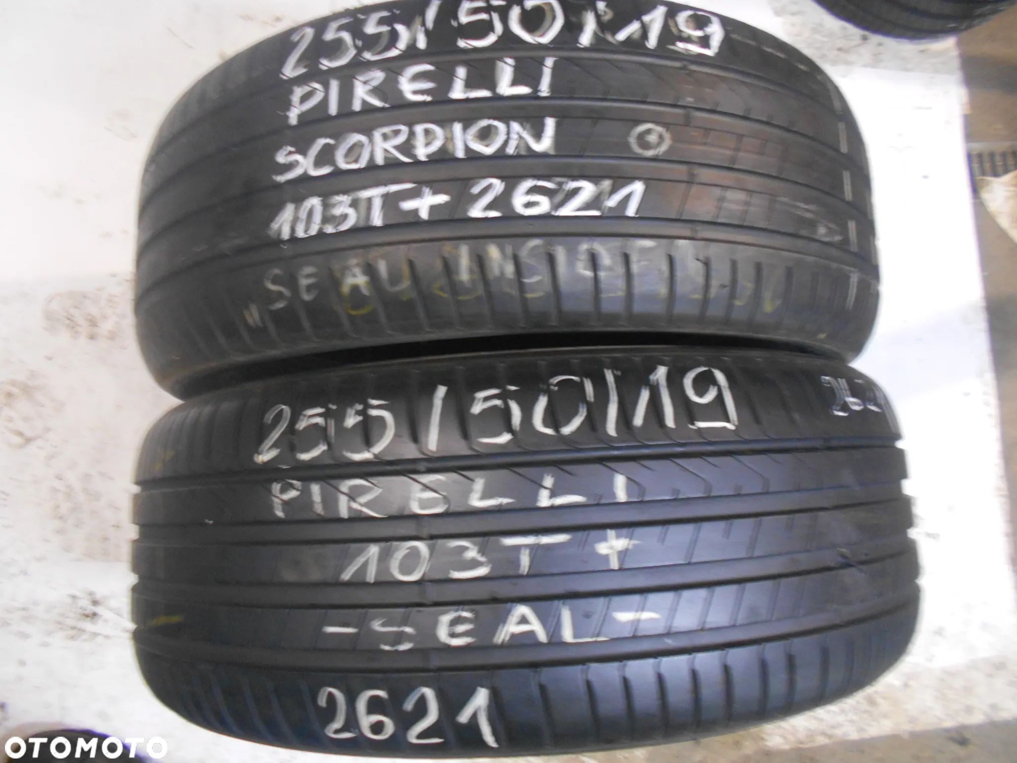 OPONY 255/50R19 PIRELLI SCORPION + SEAL DOT 2621 6.9MM - 1