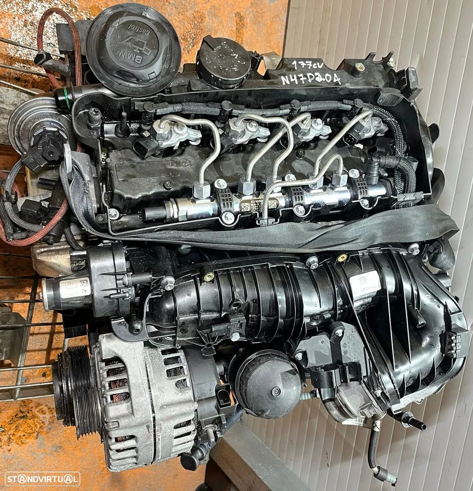 Motor BMW 120D E87/320D E90/E91 2.0D 177CV Ref: N47D20A - 2