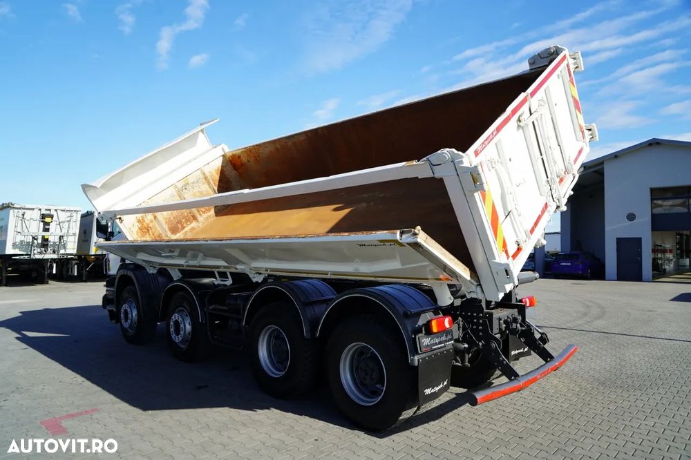 Scania P 380 / 8x4 / BASCULATOR / HIDRODOXY SIDE / BORDMATIC / IMPORTAT / SARCINĂ UTILĂ: 18.500 kg - 9