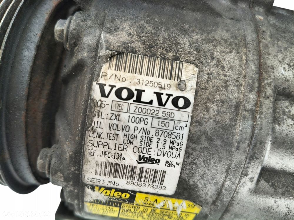 SPRĘŻARKA KLIMATYZACJI Volvo S80 2.4 D5 31250519 Z0002259D - 2