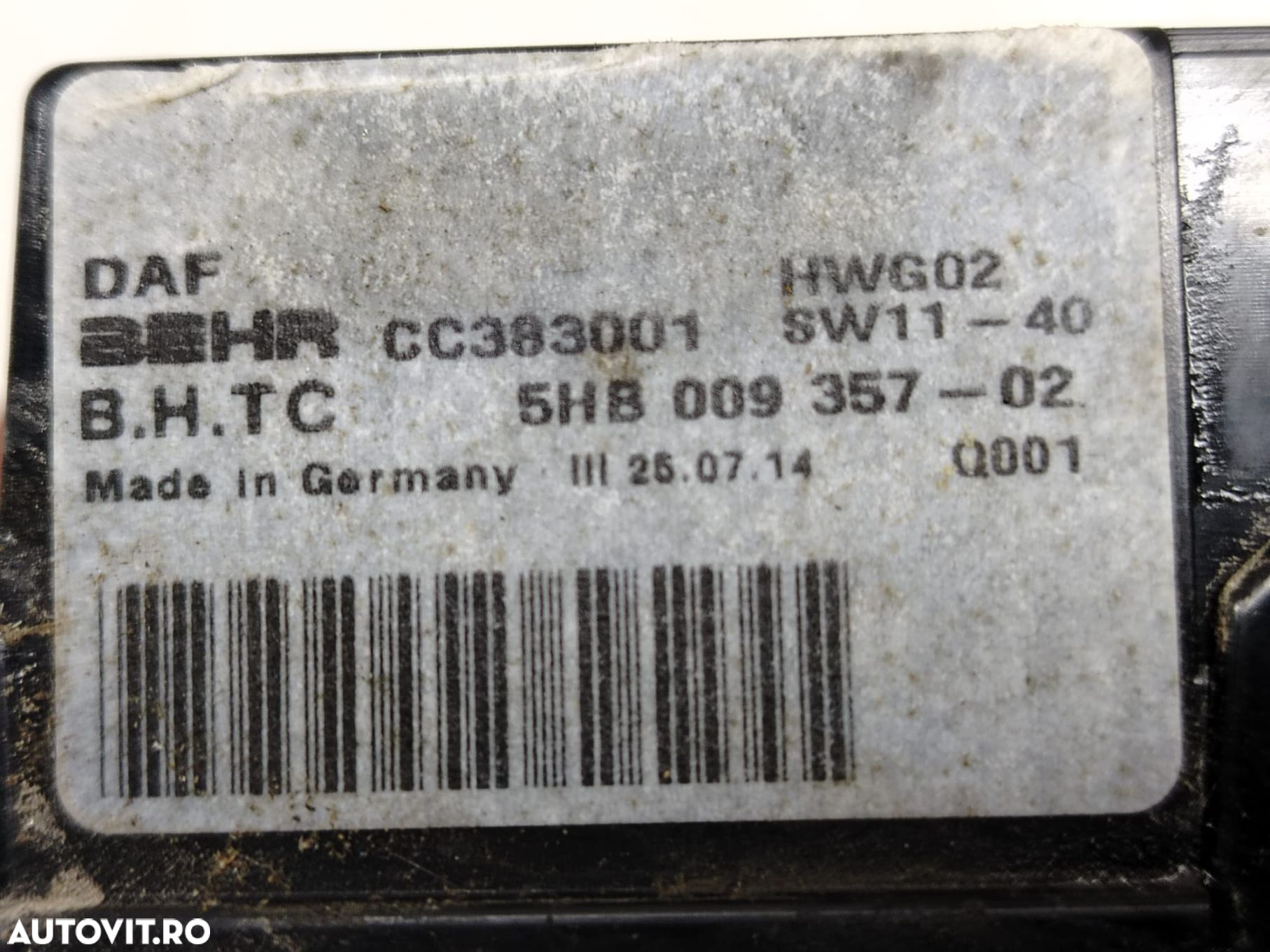 Calculator modul 5hb009357 Daf XF 105 generatia [2005 - 2013] - 3
