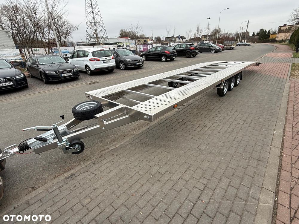 Gala BBG Laweta Gala Taurus 8535AL raz łamana 8,5x2,05m ALUMINIOWA 3 osie DMC 3500kg koła 195r13c super lekka dostawa MOTOMUS - 9