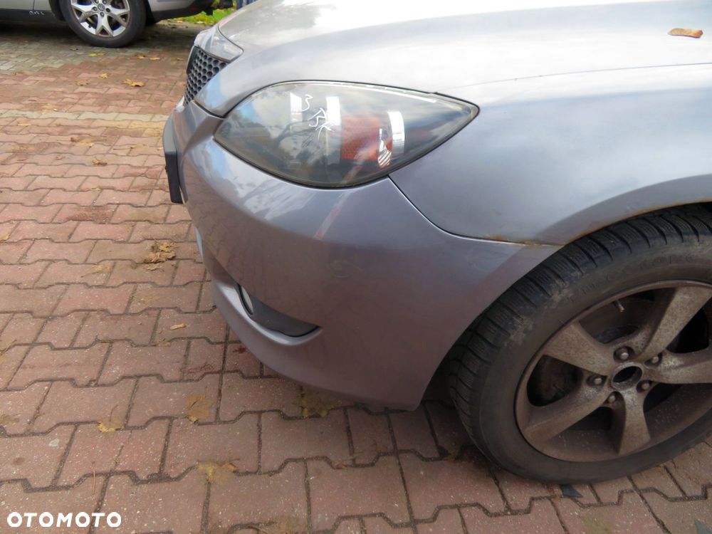 MASKA ZDERZAK BŁOTNIKI LAMPY 3 I BK 29Y  MAZDA 2003-2006 SZARY PRZÓD KOMPLETNY - 8