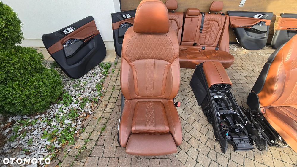 Komplet Foteli wraz z boczkami do BMW X5 G05 komforty grzane i wentylowane - 10
