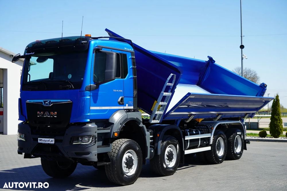 MAN TGS 41.480 / 8x6 / BASCULANĂ SPATE / MANUAL / NOU NOU / KH-KIPPER / - 10
