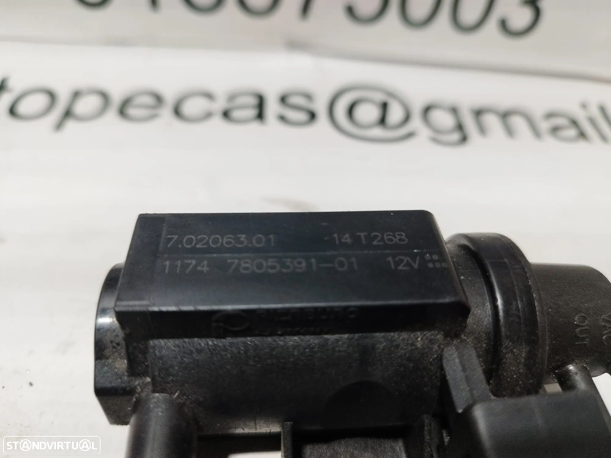 TRANSMISSOR DE PRESSÃO EGR CONTROLO DE GASES DE ESCAPE 70206301  BMW SERIE 1 E81 E87 2.0D 177CV N47 - 4