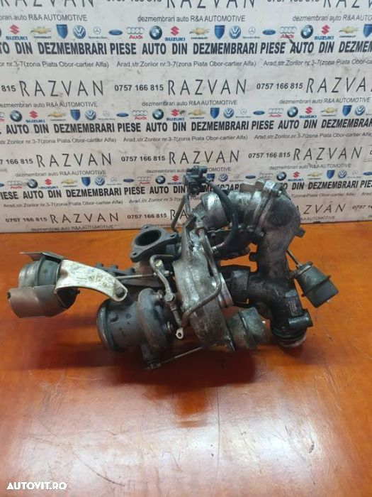 Turbine Turbina Biturbo Mercedes C/E Class W204 W212 2.2 Cdi Euro 5 Motor 651 Turbine Turbina Bitur - 2