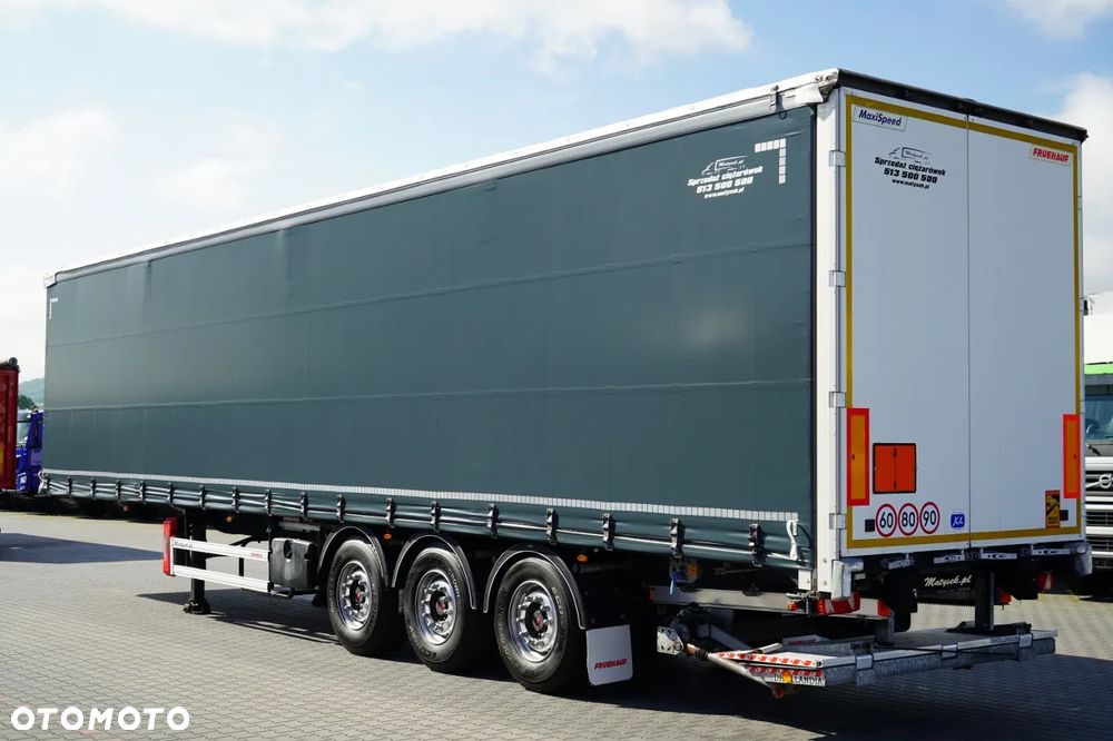 Fruehauf FIRANKA / STANDARD / WINDA DHOLLANDIA 2 000 kg / SAF / OPONY 100% /  MOCNA PODŁOGA SZYNA DESKA - 1