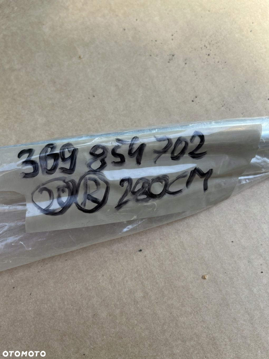 VW PASSAT B5 KOMBI listwa dachowa srebrna prawa chrom 3B9854702 C7Z7 - 4