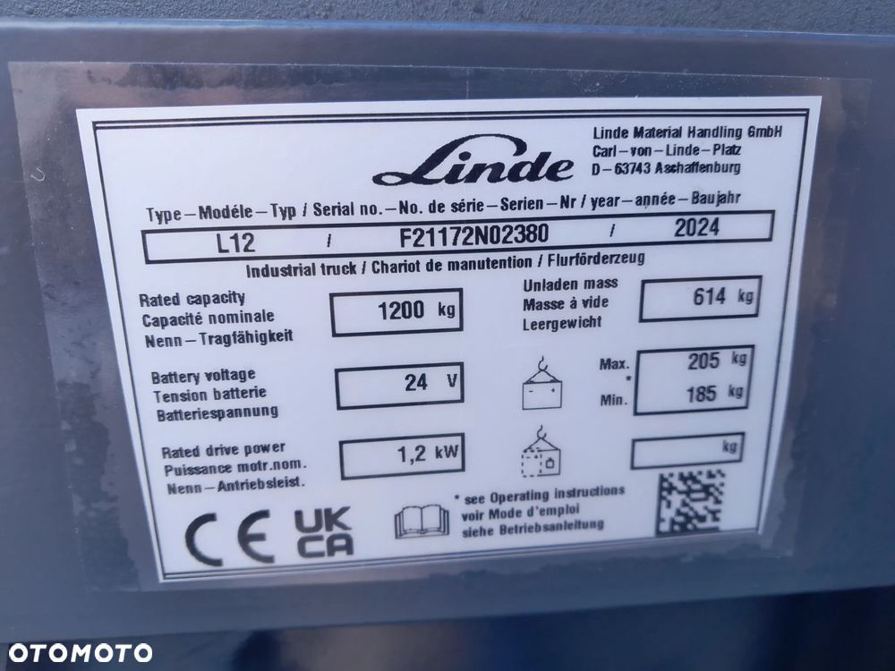 Linde L12 - 13