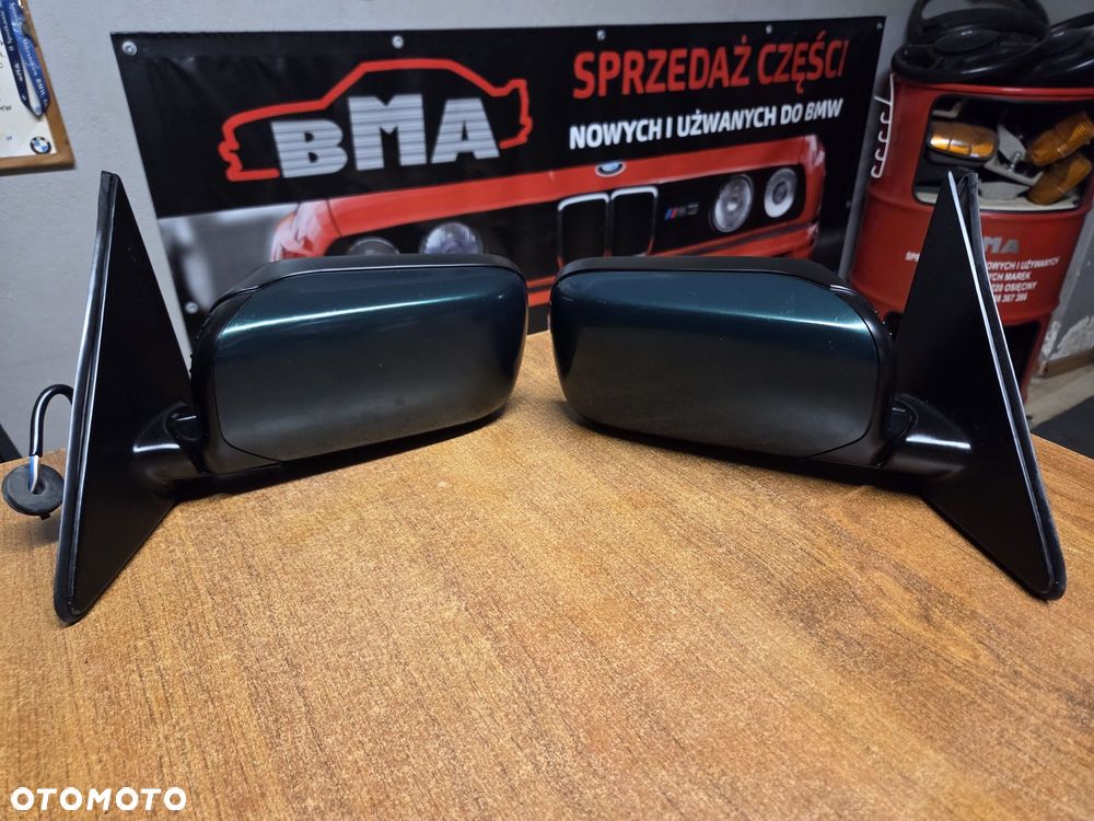 BMW E36 Lusterko Lusterka Prawe Lewe Farngruen Komplet Ładny Stan - 3