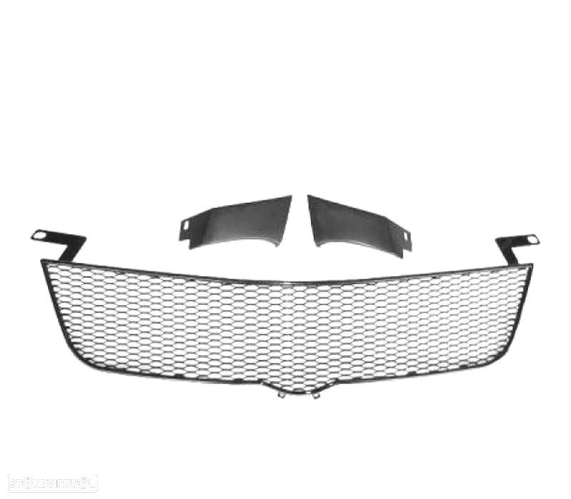 GRELHA FRONTAL COLMEIA GOLF 5 V 03-08 PRETA VERSAO METAL - 1