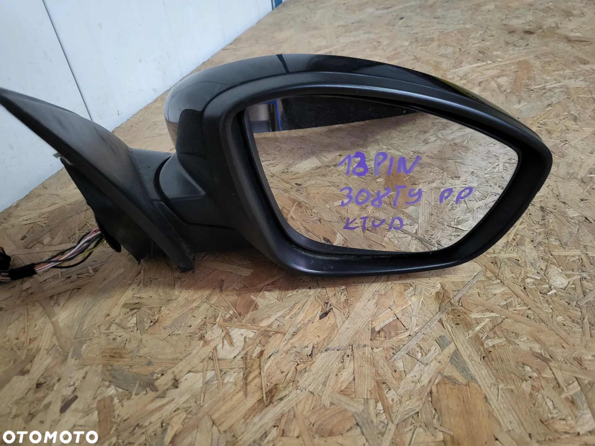 Lusterko prawe 12Pin 13 kabli Peugeot 308 T9 KTVD - 7