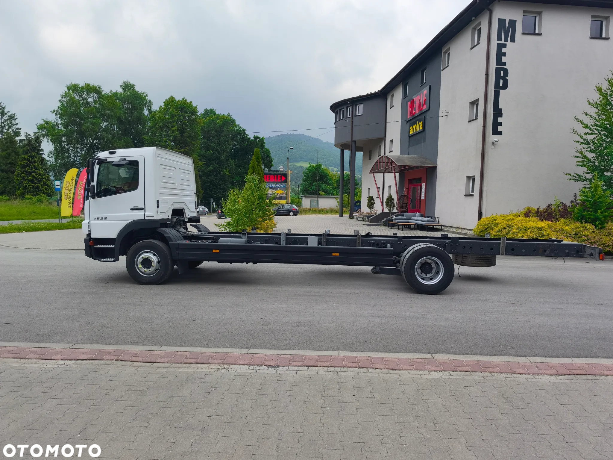 Mercedes-Benz Atego 1629  rama do zabudowy poduszka obsługa silnika - 10