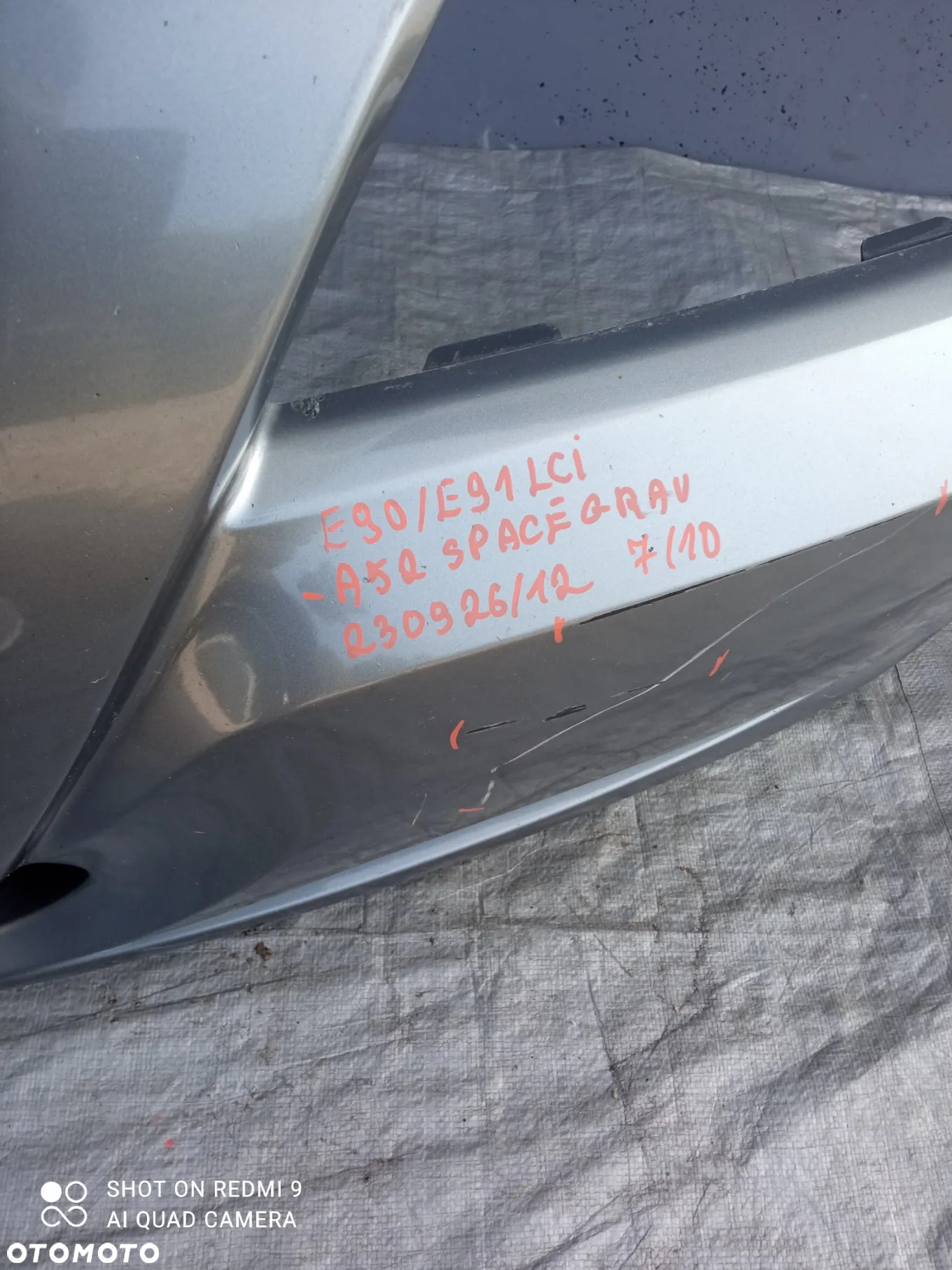 BMW E90 ZDERZAK A52 SPACEGRAU LIFT - 10