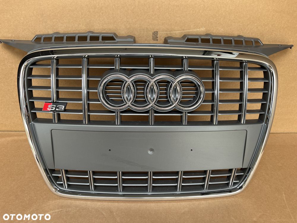 GRILL AUDI S3 2006-2008 ATRAPA ZDERZAKA GRILL NOWY ORYGINAŁ 8P0853651A - 1