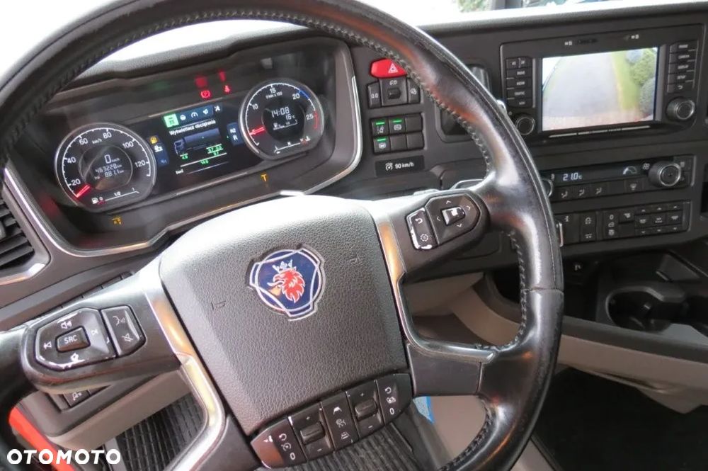 Scania ZESTAW SCANIA R500 ACC PLANDEKA FIRANA WINDA VOLL WYPOSAŻENIE OŚ  SKRĘTNA KLIMA POSTOJOWA TUV DO 04/26 SPROWADZONA Z DE - 15