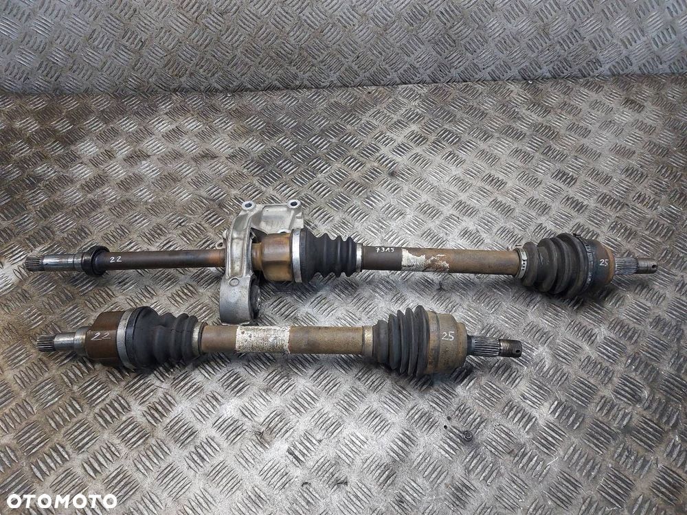 PÓŁOŚ LEWY PRZÓD + PRAWY PRZÓD 5B CITROEN C4 I 1.6 16V KRÓTKA DŁUGA - 1