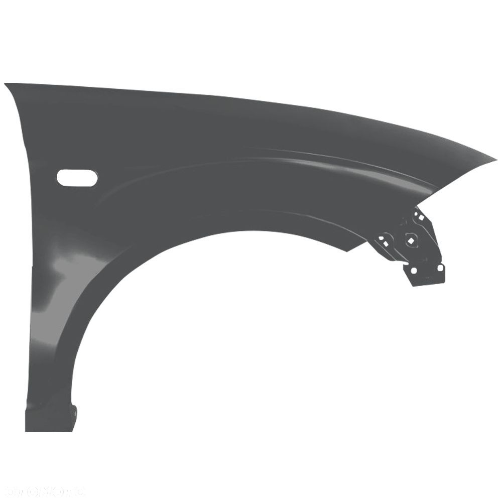 BLU Błotnik SEAT ALTEA 5P1 LS9N prawy czarny 04-15 przód ocynk SchwarzTinta - 2