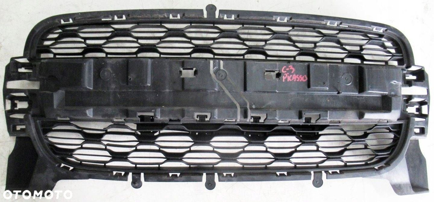 CITROEN C3 PICASSO KRATKA ATRAPA ZDERZAKA PRZEDNIA PRZÓD 9801786477 - 1