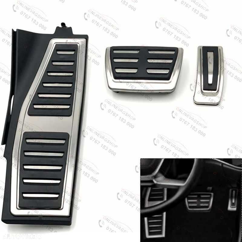 Set pedale inox Audi A8 D5 transmisie automata 2018 - 2024 - 3