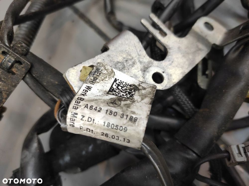 MERCEDES W221 350CDI 3.0CDI OM642 INSTALACJA WIĄZKA SILNIKA WTYCZKI KPL - 7