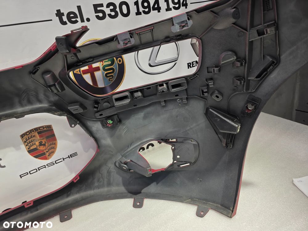 CITROEN C4 PICASSO II 13- ZDERZAK PRZEDNI PRZÓD , NA SPRYSKI + 6xPDC 6X PDC , ŁADNY , KOLOR BORDO METALIK , NR AA36186048 , NR AUKCJI NZ1496 - 29