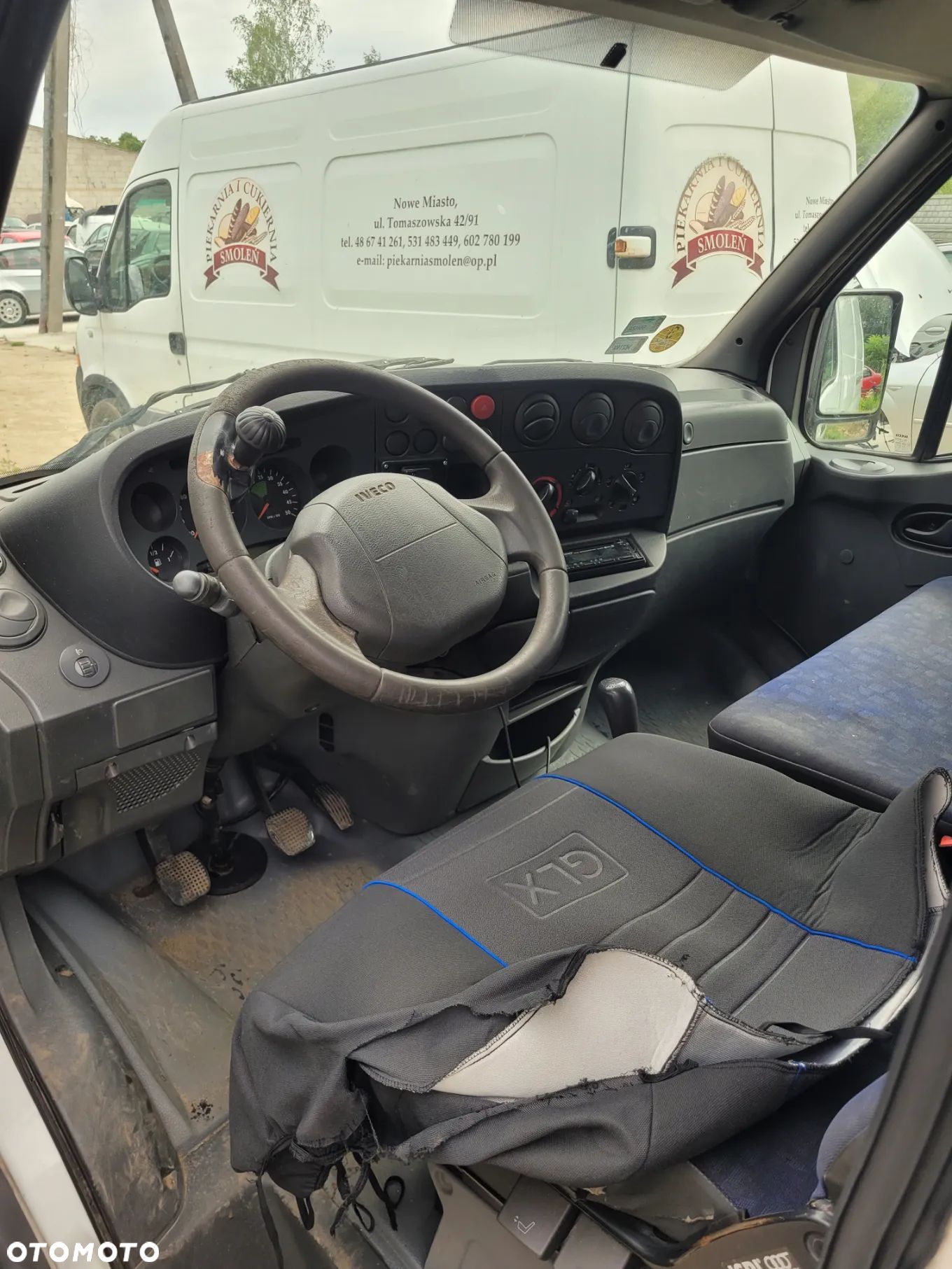 IVECO DAILY 3 III fotel kanapa deska kokpit podsufitka boczek podłokietnik licznik panel szyb stacyjka zestaw startowy - 1