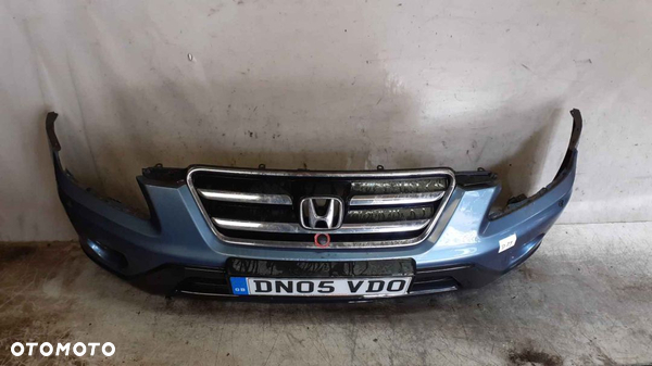 * ZDERZAK PRZÓD PRZEDNI HONDA CR-V BŁĘKITNY HALOGENY