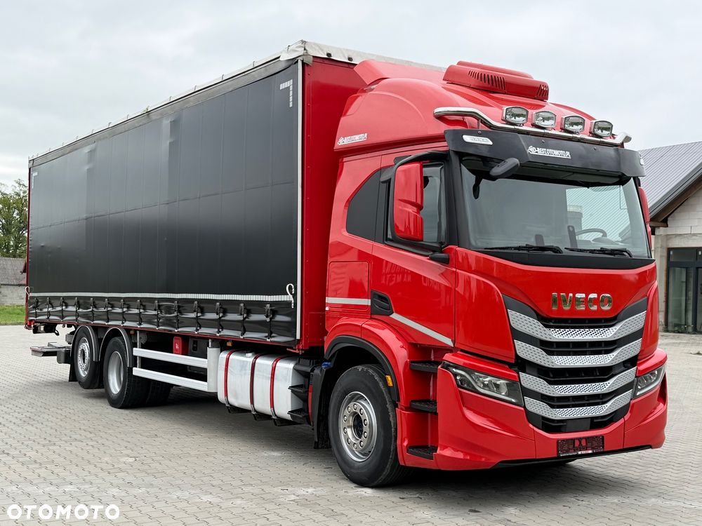 Iveco S-WAY 460 / FIRANKA / WINDA / 24 EUROPALETY / 6x2 / 3 OŚ PODNOSZONA I SKRĘTNA / SYPIALKA / AUTOMAT / 2021 ROK / SPROWADZONY - 2