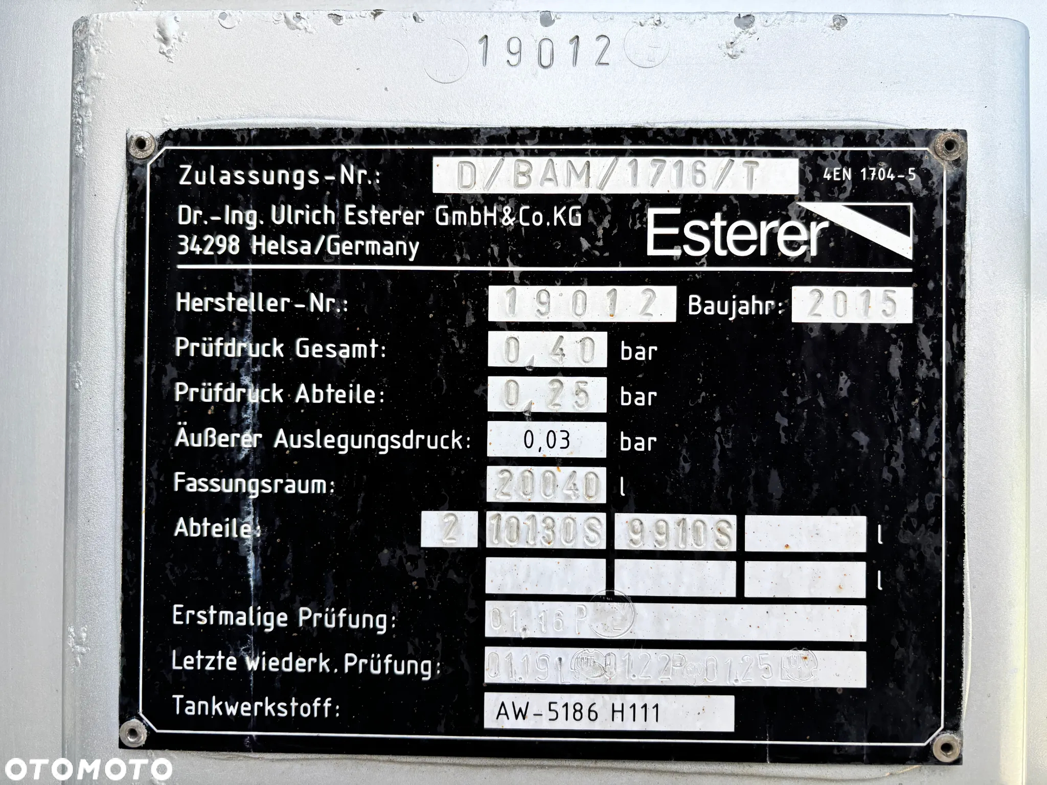 Mercedes-Benz ANTOS 2543 cysterna do dystrybucji paliwa, zabudowa ESTERER , z Niemiec - 16