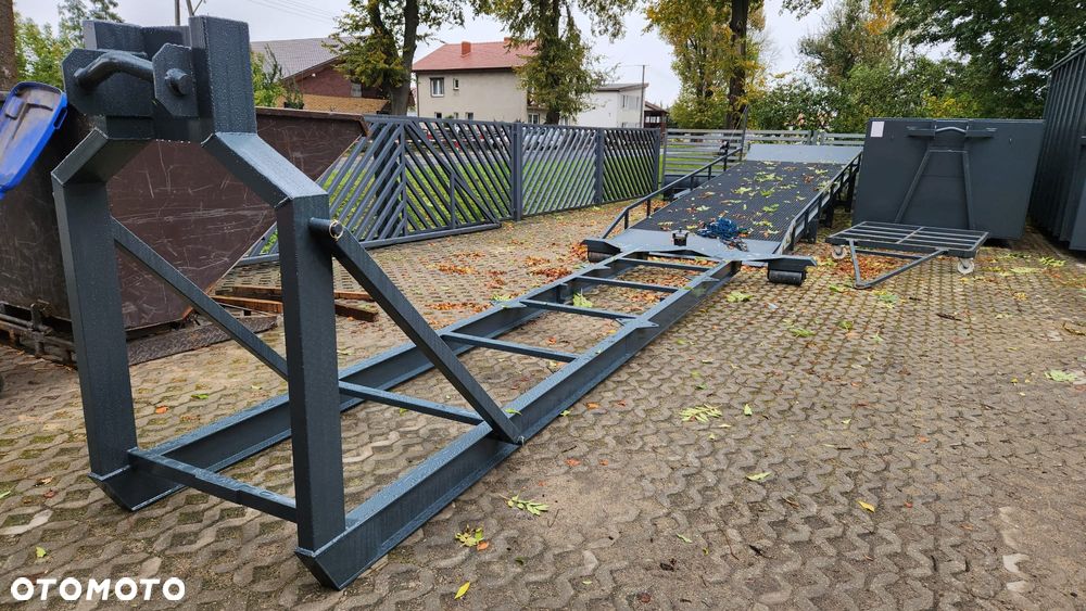 Rama hakowa // rampa hakowa linowa pod beczkę // do betonitu // pod remonter // zbiornik // wanna - 3