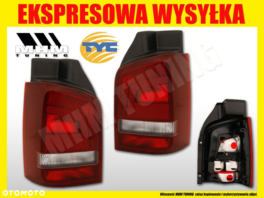 LAMPA TYL VW T5 MULTIVAN CARAVELLE 7E0 LIFT 2009- - 2
