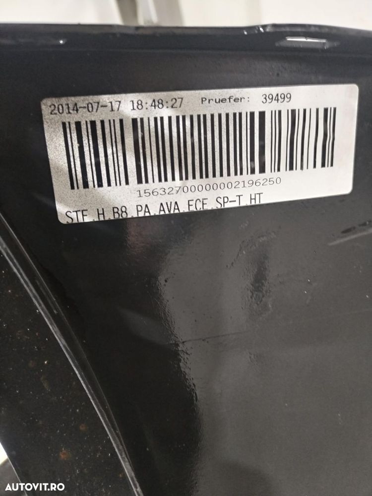 Bara spate Audi A4, B8 facelift, 2012, 2013, 2014, 2015, cod origine OE 8K9807511L. 10614 - 12