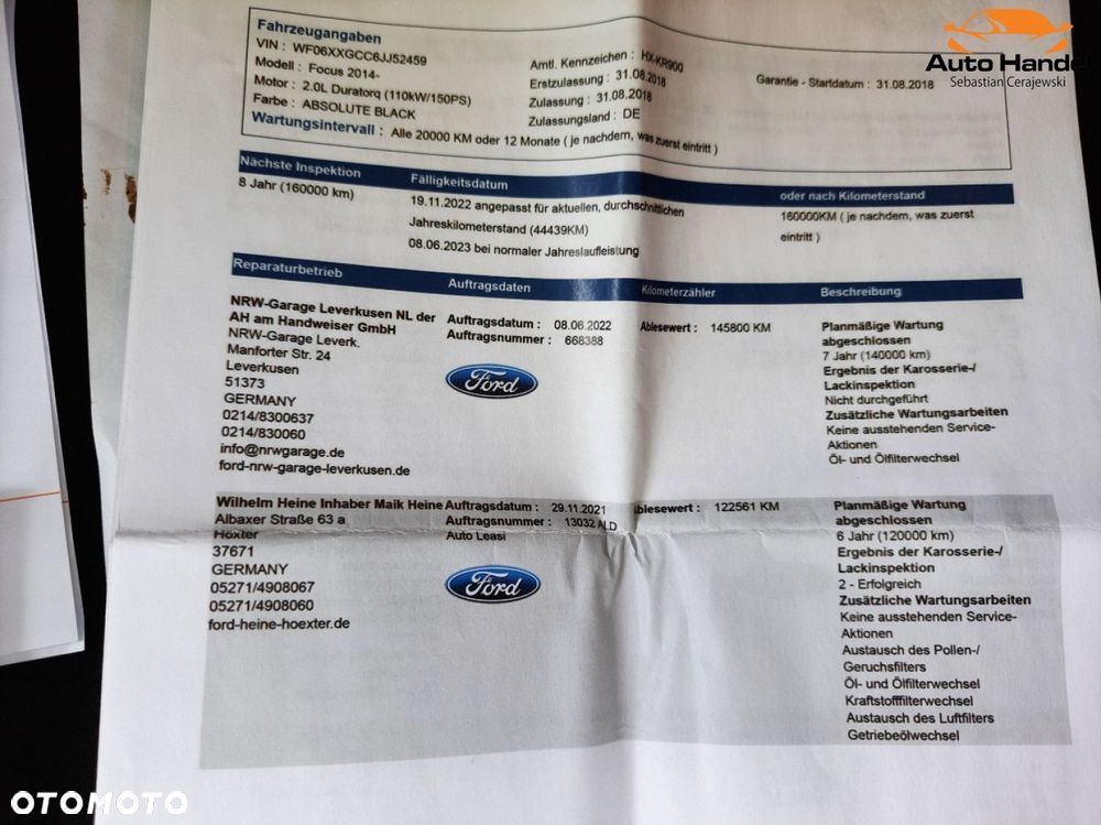 Ford Focus 2.0 TDCi Titanium ASS PowerShift - 10