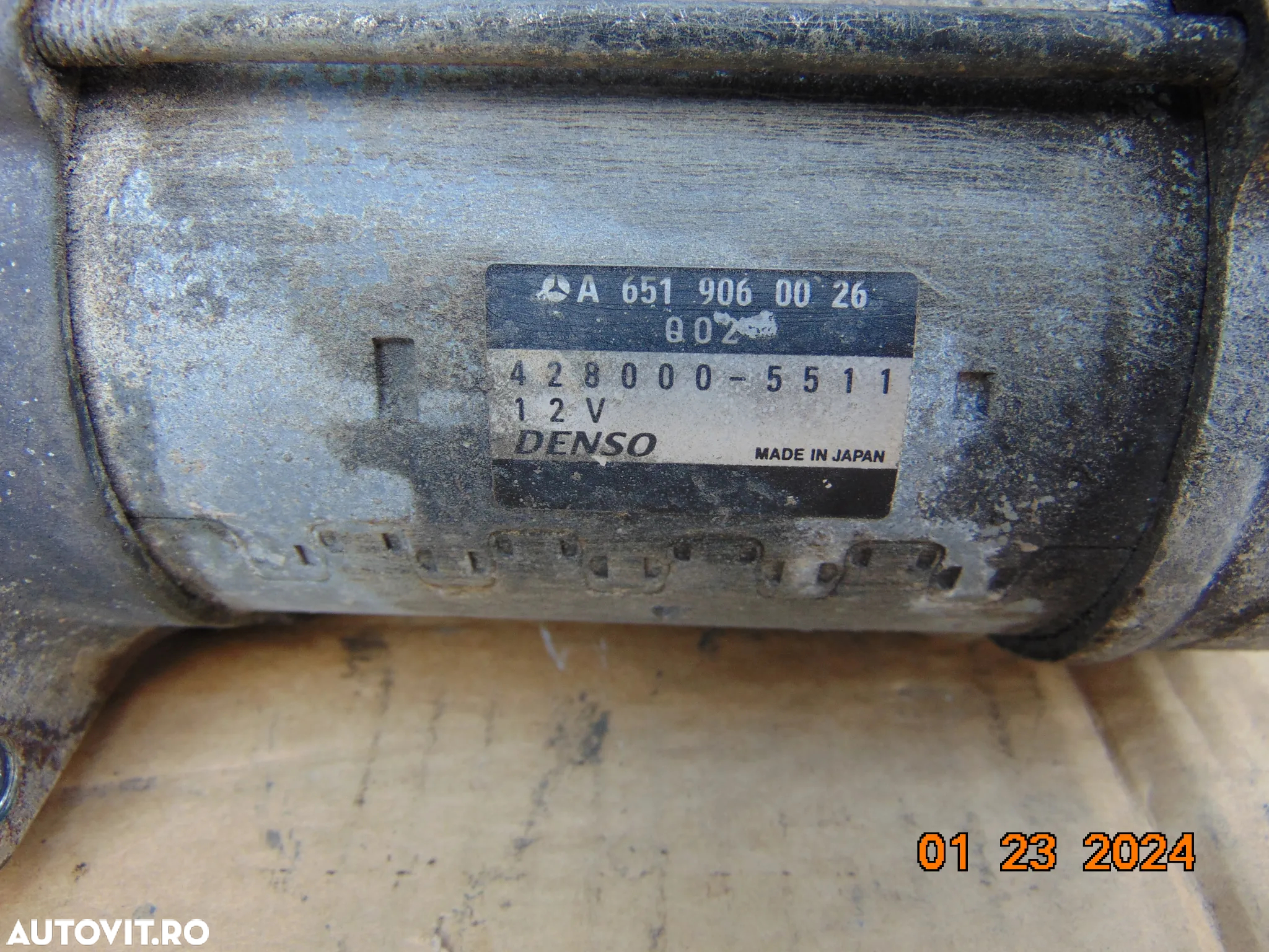 Electromotor Mercedes 2.2 euro 5 Sprinter w906 Vito w639 2009-2016 cod a c class e class w204 w212 - 3