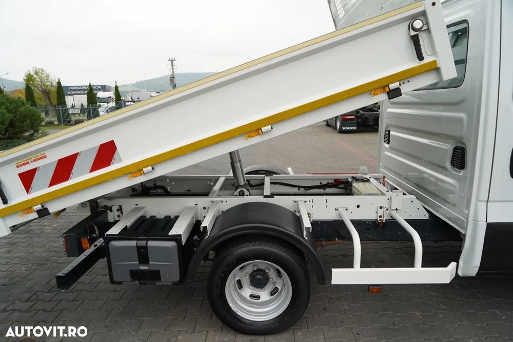 Iveco DAILY 35-140 / BASCULATOR / CU TRACȚIE MÂNĂ / DOUĂ TRACȚII / MANUAL / 6 LOCURI / - 9