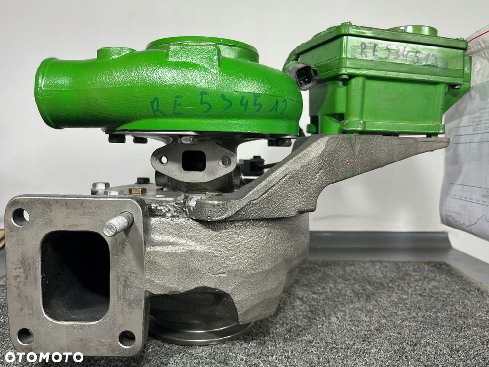turbosprężarka john deere re534512 se502344 dz108137 + rabat 1000zł opis - 1