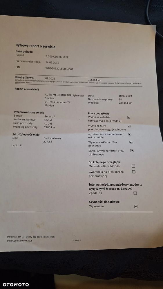 Mercedes-Benz Klasa B - 15