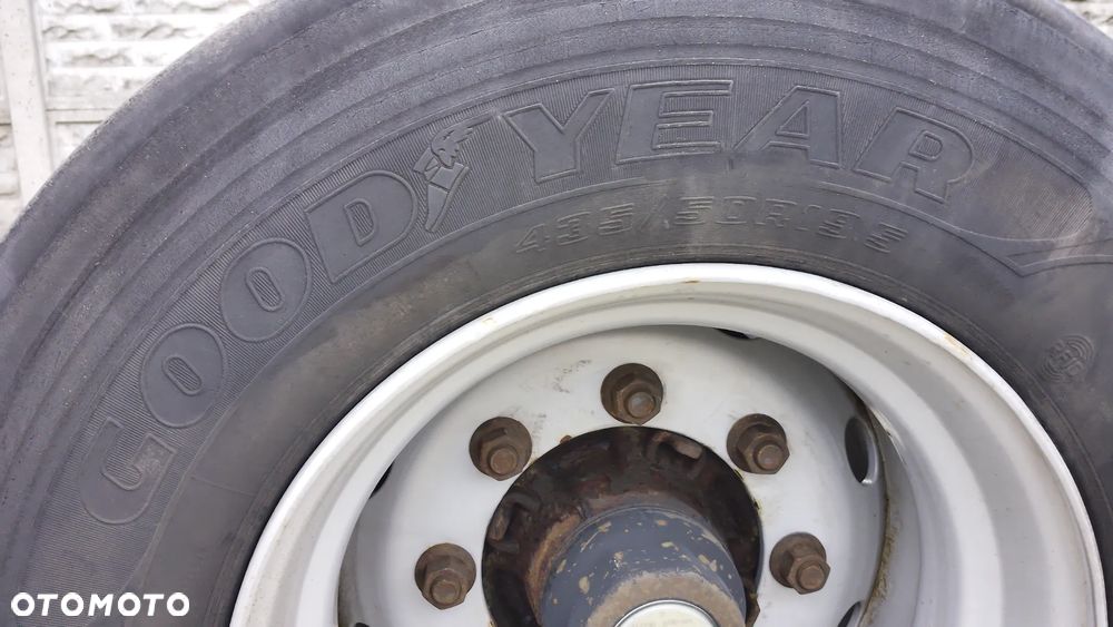 Oś BPW Naczepa Przyczepa  Mega Resor Pół resor Felga 19.5 Opony 245/45r19.5 - 15