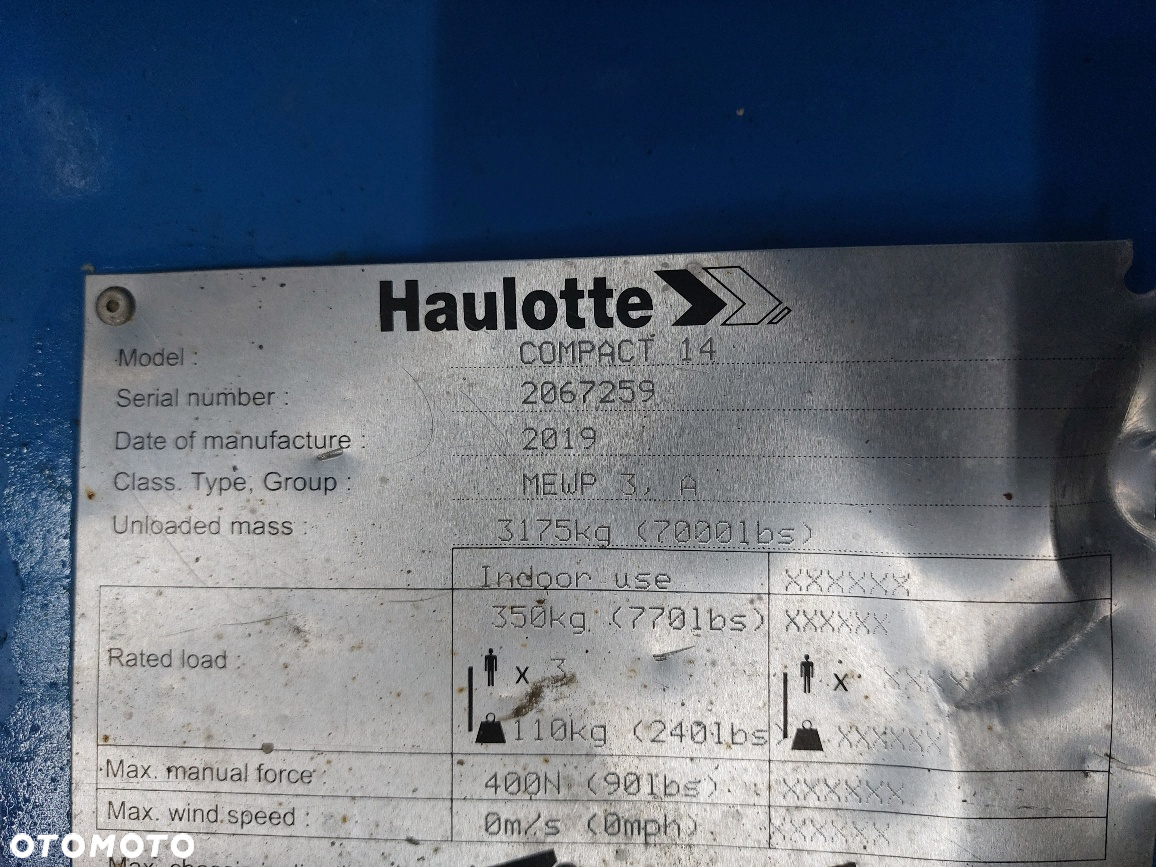 Haulotte Compact 14 - 5