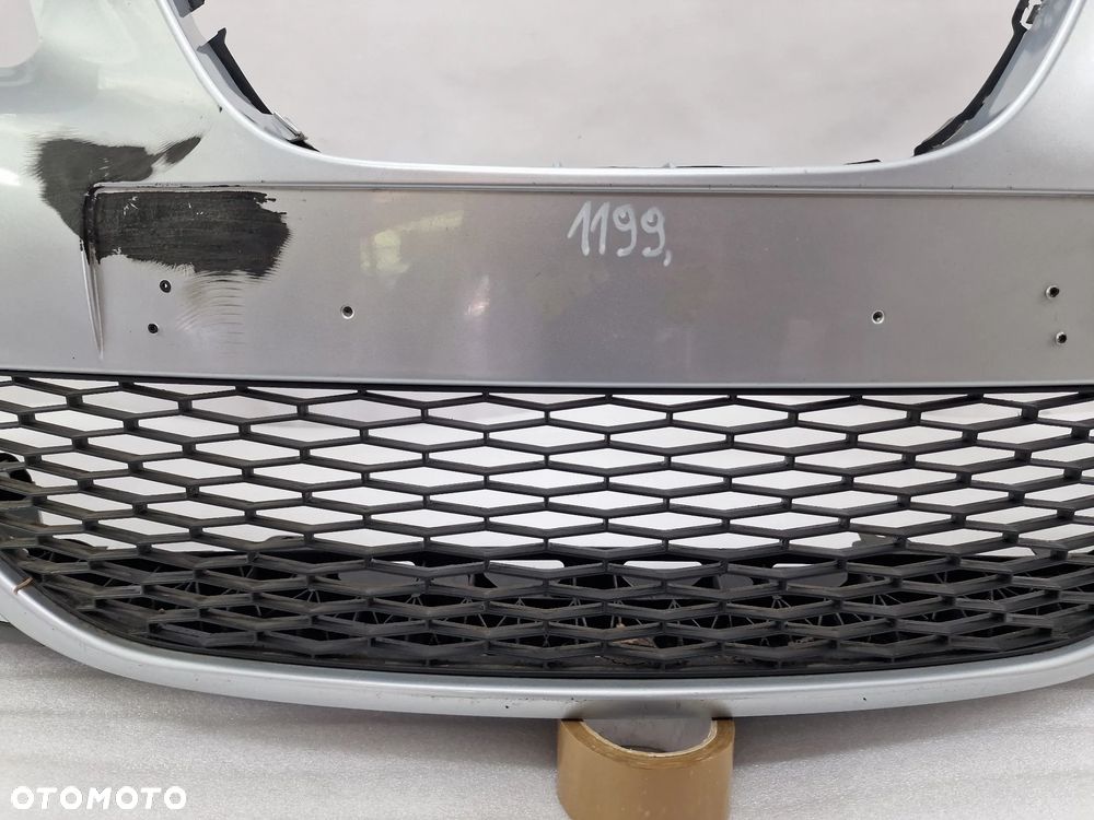 SEAT IBIZA IV 6J0 08- ZDERZAK PRZEDNI PRZÓD + KRATKA ŚRODKOWA ORAZ PŁYTA / OSŁONA POD ZDRRZAK , NR 6J0807221 , NR AUKCJI NZ1199 - 16