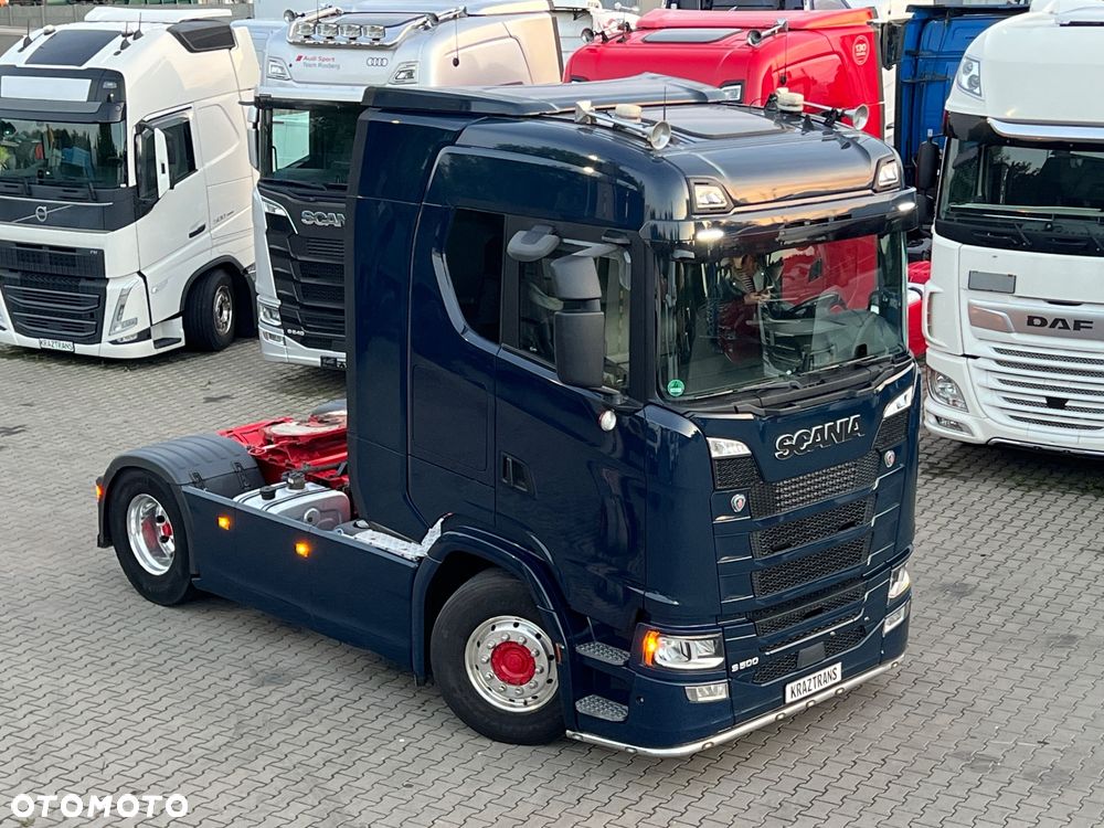 Scania S500 z Niemiec full opcja hydraulika skóry alcoa navi full led 6x poduszek - 5