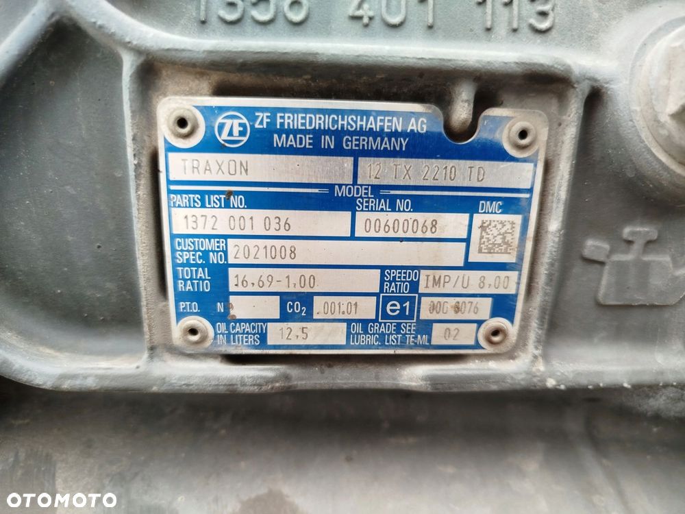 SKRZYNIA BIEGÓW TRAXON 12 TX 2210TD DAF XF 106 480 LIFT - 6