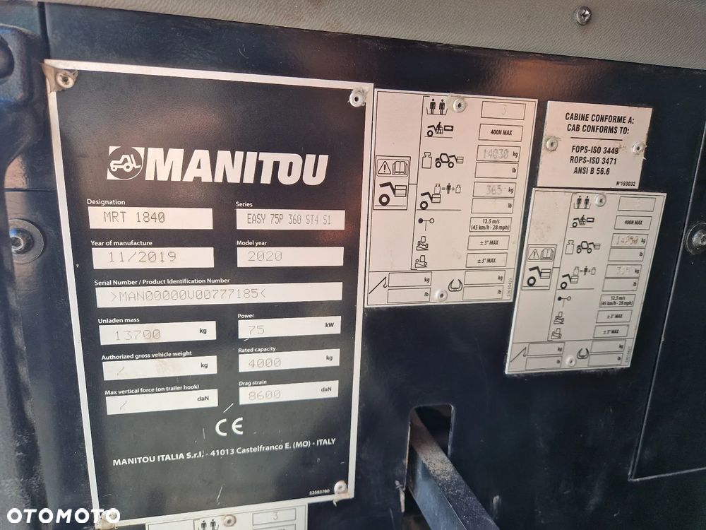 Manitou MRT 1840 Easy P576 - 9