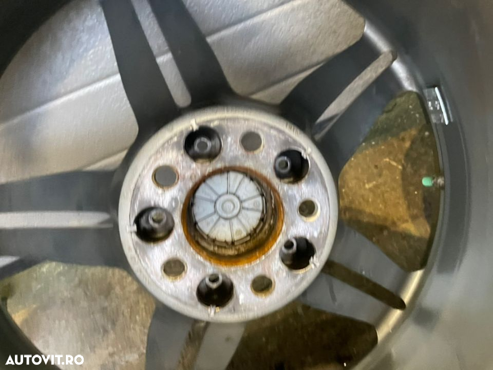 jante roti bmw M5 E60 M6 e63 e64 originale M power nu M pachet R19 2 lățimi fără defecte tehnice sau Reparatii 8/5 fata 9/5 J spatele Style 167 5x120 - 20