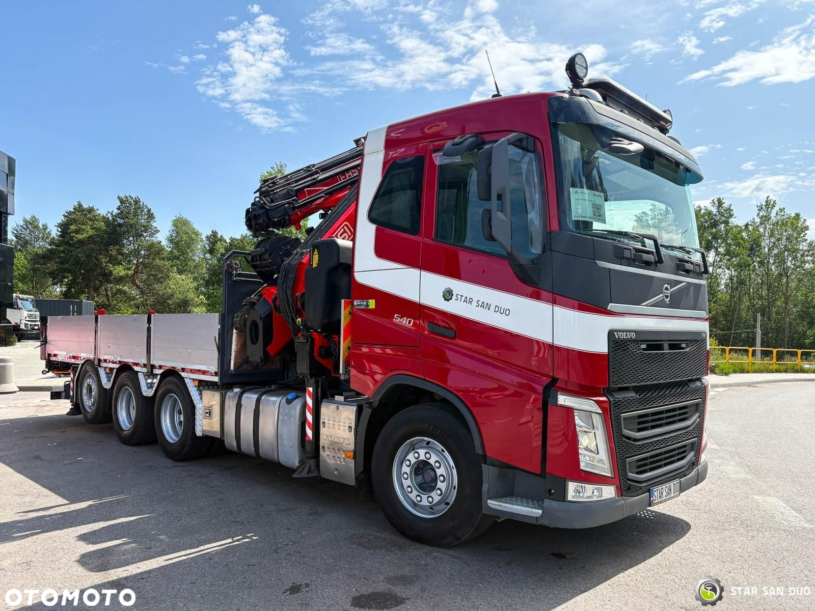 Volvo FH 540 8x4 FASSI F660  Żuraw Fly JIB Wciągarka - 15