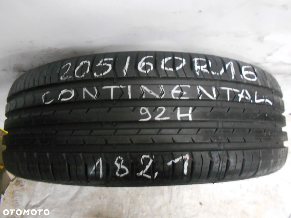 OPONA POJEDYNKA 205/60R16 CONTINENTAL CONTI PREMIUM CONTACT 5 DOT 1821 8MM - 1