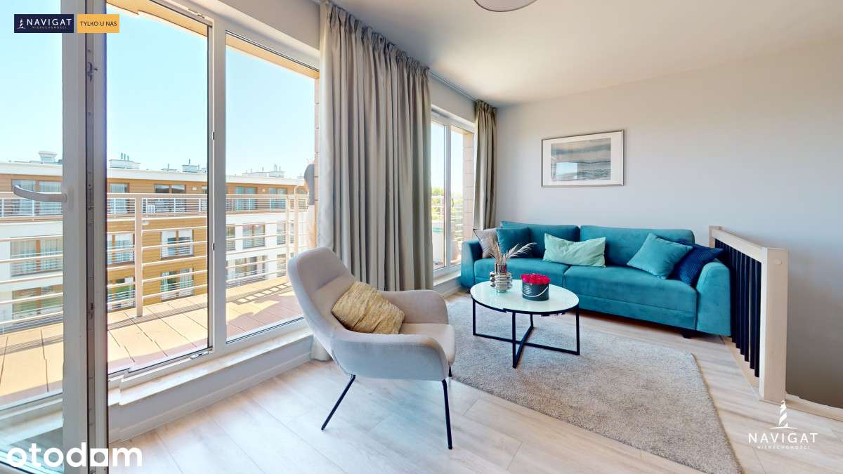 Wyjątkowy apartament 2-poziomowy z tarasem